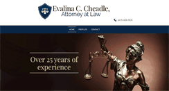 Desktop Screenshot of echeadlelaw.com